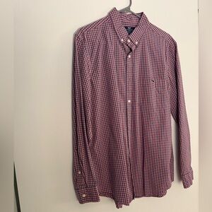 Vineyard Vines Pink and Blue Gingham Button-Down Shirt